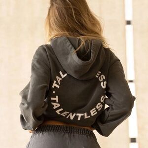 Talentless Circle Logo Hoodie Charcoal Size S Unisex